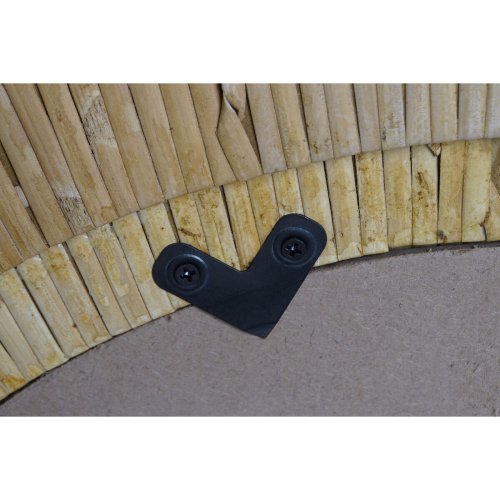 Vggspegel Home ESPRIT Naturell Urban 60,5 x 5 x 60,5 cm