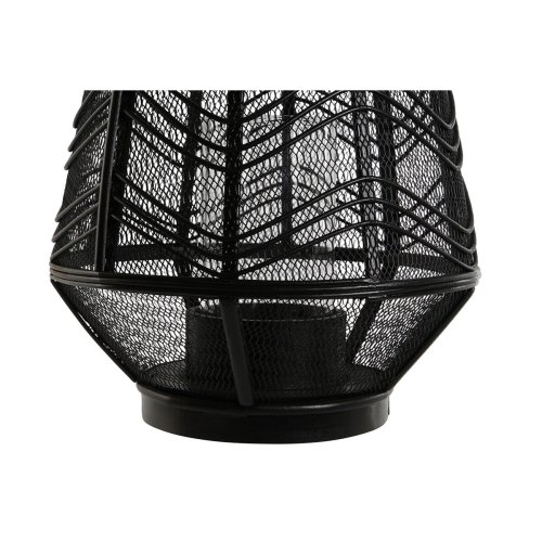 Ljusstakar Home ESPRIT Svart Metall 27,5 x 27,5 x 40 cm