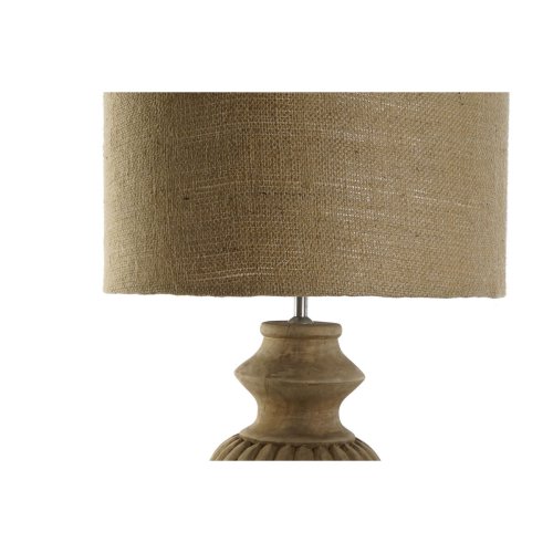 Bordslampa Home ESPRIT Naturell Jute Tr 50 W 220 V 44 X 44 X 91