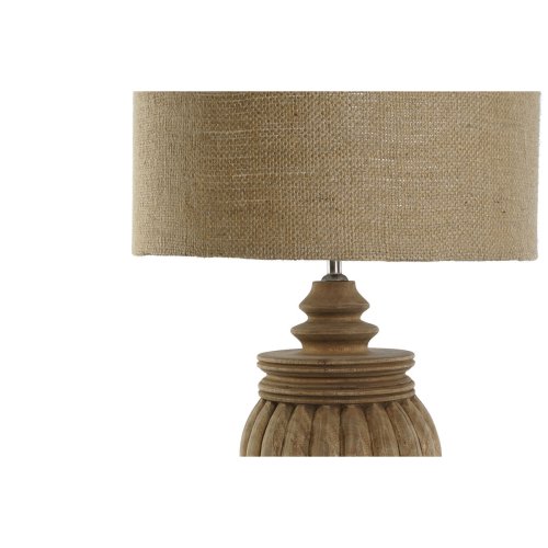 Bordslampa Home ESPRIT Naturell Jute Tr 50 W 220 V 41 x 41 x 76