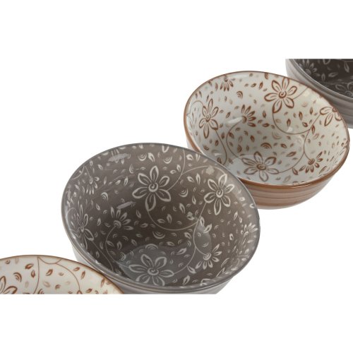 Sklset Home ESPRIT Brun Beige Porslin Virgok Shabby Chic 11,5