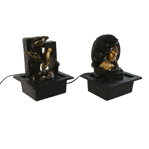 Trdgrdsfontn Home ESPRIT Harts Buddha Orientalisk 21 x 19 x 2