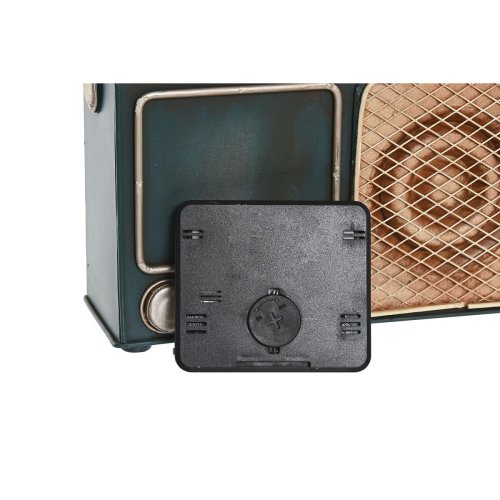 Asztali ra Home ESPRIT Gyllene Mrkgrn Metall Radio 24 x 8 x 1