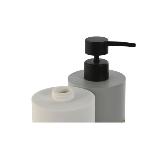 Tvldispenser Home ESPRIT Vit Gr Naturell Harts Polyetylen 7,5