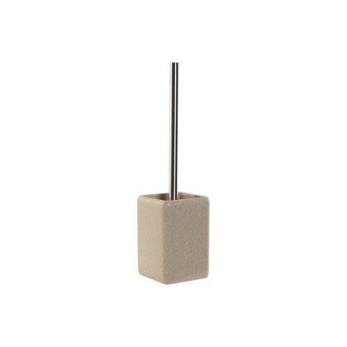 Toalettborste Home ESPRIT Krm Silvrig Harts Polyetylen 9,5 X 9,