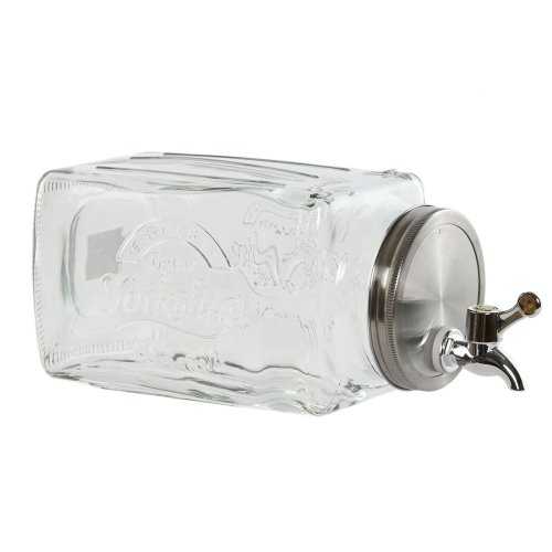 Vattendispenser Home ESPRIT Transparent Metall Glas 13 x 13,5 x