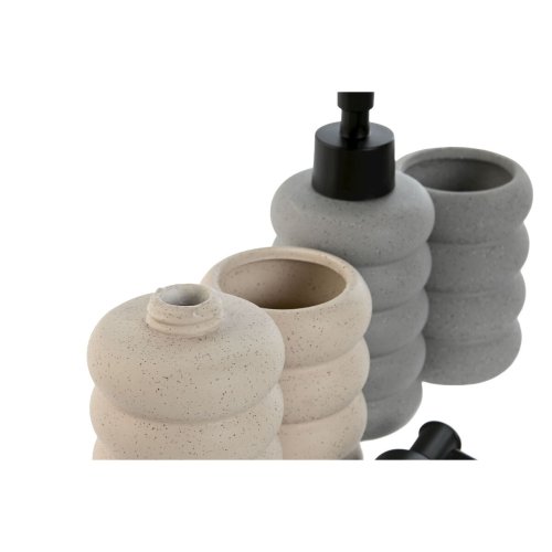Tvldispenser Home ESPRIT Svart Gr Krm ABS Dolomite 7 x 7 x 17