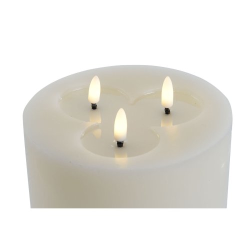 LED Ljus Home ESPRIT Beige 15 x 15 x 7 cm (AA)