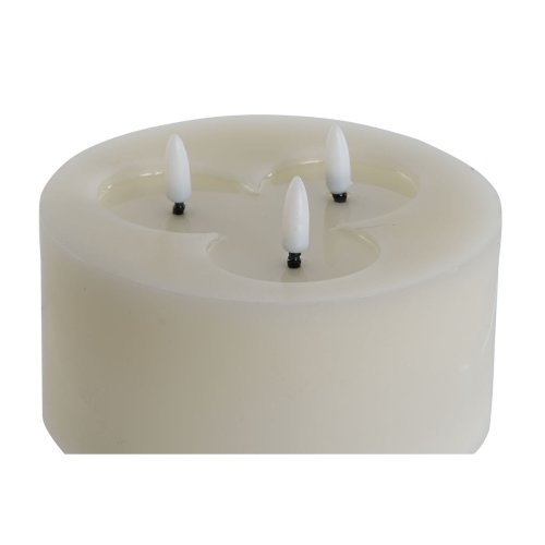 LED Ljus Home ESPRIT Beige 15 x 15 x 7 cm (AA)