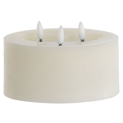 LED Ljus Home ESPRIT Beige 15 x 15 x 7 cm (AA)