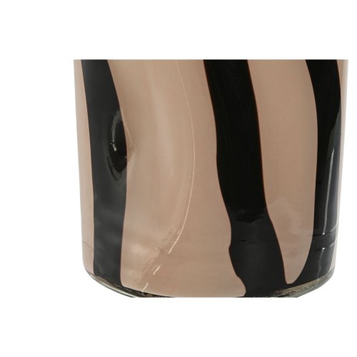 Vas Home ESPRIT Svart Krm Glas Modern 15 x 15 x 29,2 cm