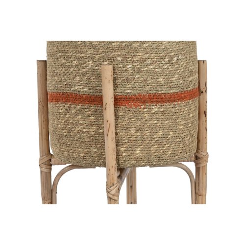 Set med planteringskrl Home ESPRIT Naturell Jute Mangotr 26 X