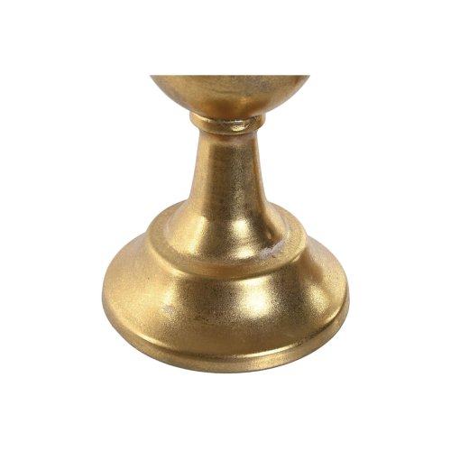 Ljusstakar Home ESPRIT Gyllene Metall 15 x 15 x 60,5 cm (2 antal