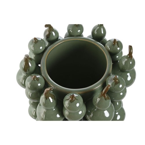 Vas Home ESPRIT Grn Stengods Tropiskt 25 x 25 x 30 cm