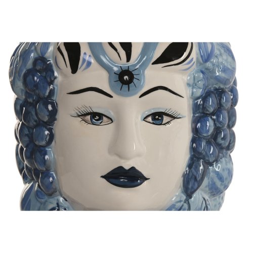 Kruka Home ESPRIT Bl Vit Porslin 15 x 15 x 26 cm