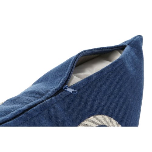 Kudde Home ESPRIT Bl� Vit 45 x 10 x 45 cm (2 antal)