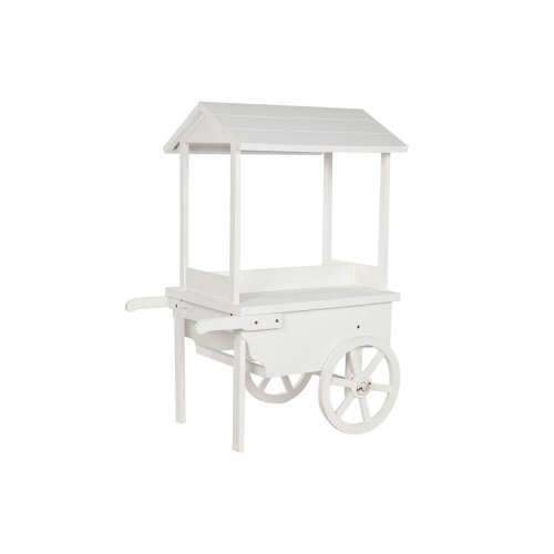 Trdgrdsvagn Home ESPRIT Vit 85 x 51 x 114 cm