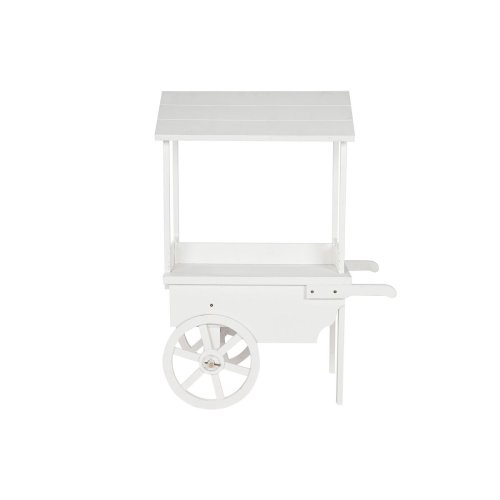 Trdgrdsvagn Home ESPRIT Vit 85 x 51 x 114 cm