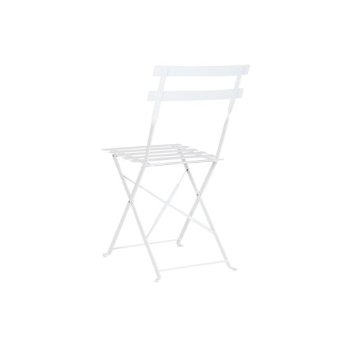 Bordsgrupp med 2 stolar Home ESPRIT Vit 60 x 60 x 71 cm