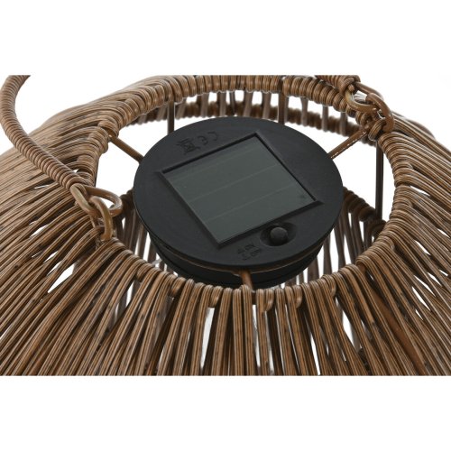 Solcellslampa Home ESPRIT Vit Brun 31 x 31 x 30 cm (2 antal)