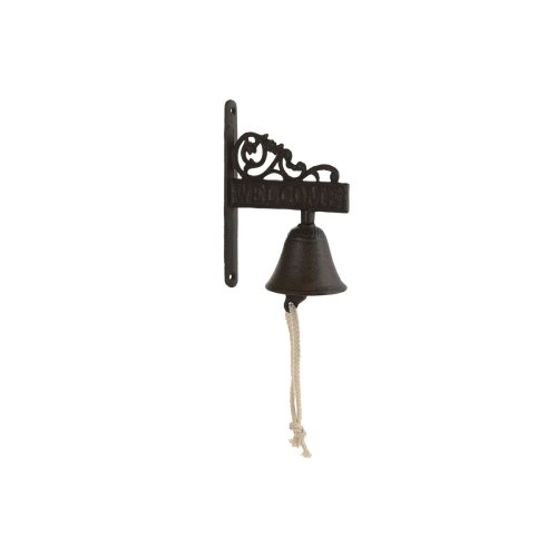 Klocka Home ESPRIT Brun Svart Snre Jrn 14,5 x 7,5 x 18,5 cm