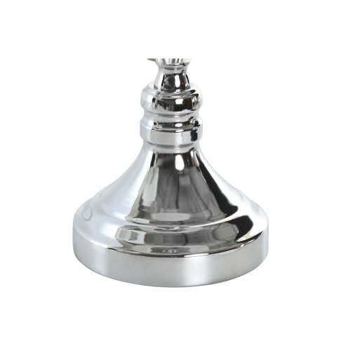 Golvlampa Home ESPRIT Vit Silvrig 50 W 220 V 35 x 35 x 150 cm (3