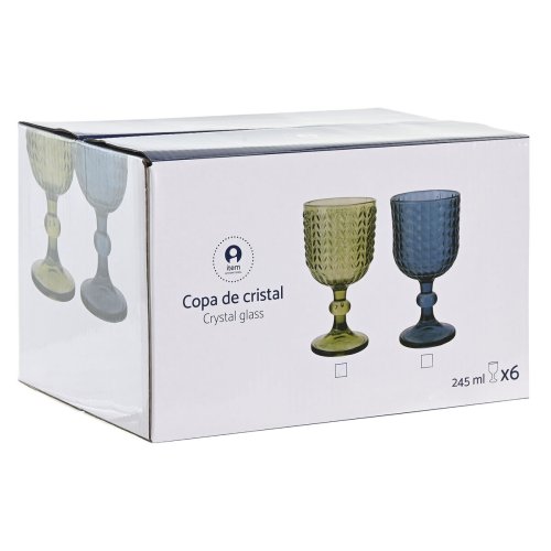 Glasset Home ESPRIT Grn Glas 260 ml (6 antal)