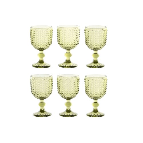 Glasset Home ESPRIT Grn Glas 260 ml (6 antal)