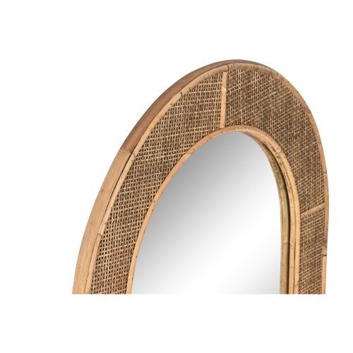 Vggspegel Home ESPRIT Naturell Scandi 60 x 2 x 94,5 cm