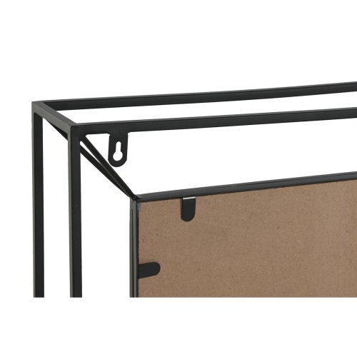 Vggspegel Home ESPRIT Svart Vintage 90 x 10 x 90 cm