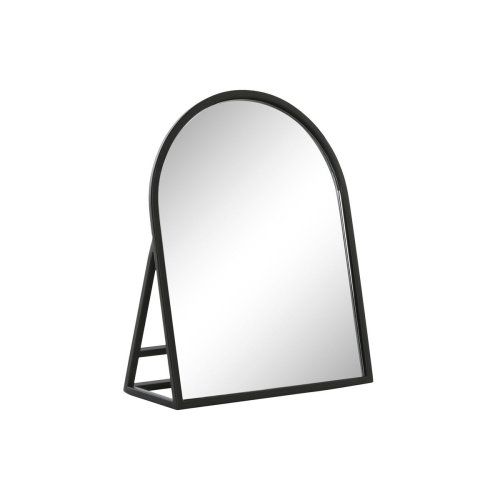 Spegel med monteringsfste Home ESPRIT Svart Glas Jrn 20 x 8,5