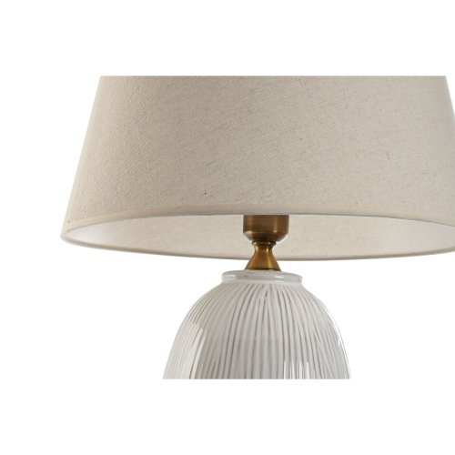 Bordslampa Home ESPRIT Vit 50 W 220 V
