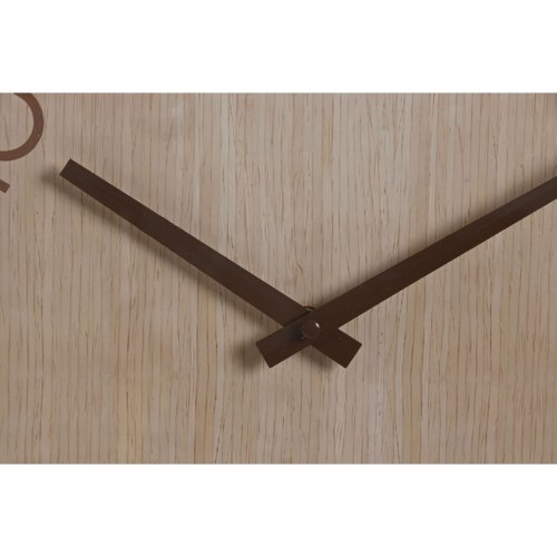 Vggklocka Home ESPRIT Naturell PVC 40 x 4 x 40 cm (2 antal)