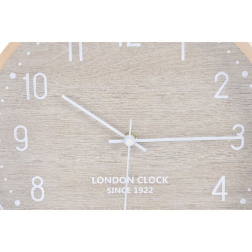 Vggklocka Home ESPRIT Beige Gr PVC 30 x 4 x 30 cm (2 antal)