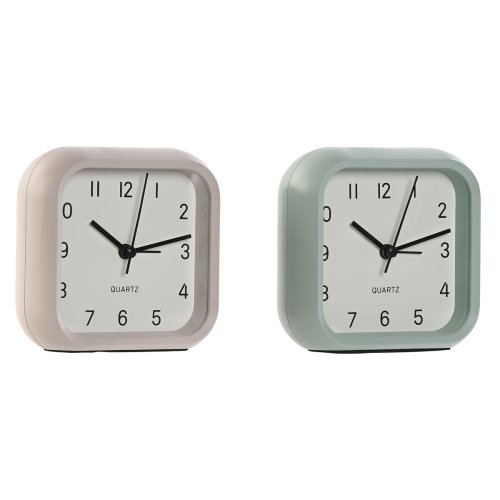 bordsklocka Home ESPRIT Rosa Mint (2 antal)