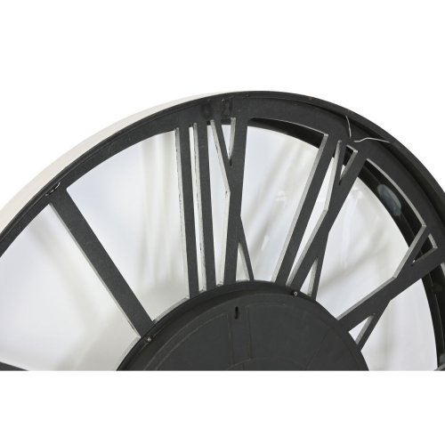 Vggklocka Home ESPRIT Silvrig Jrn 102 x 9,5 x 102 cm