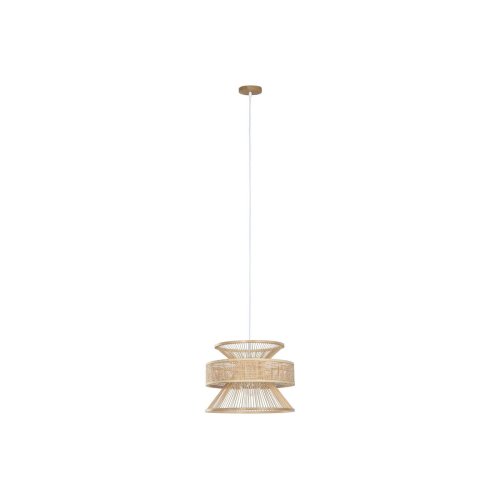 Taklampa Home ESPRIT Brun Bambu 50 W 40 x 40 x 30 cm