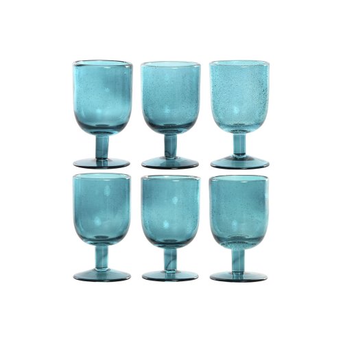 Glasset Home ESPRIT Turkos Glas 300 ml (6 antal)