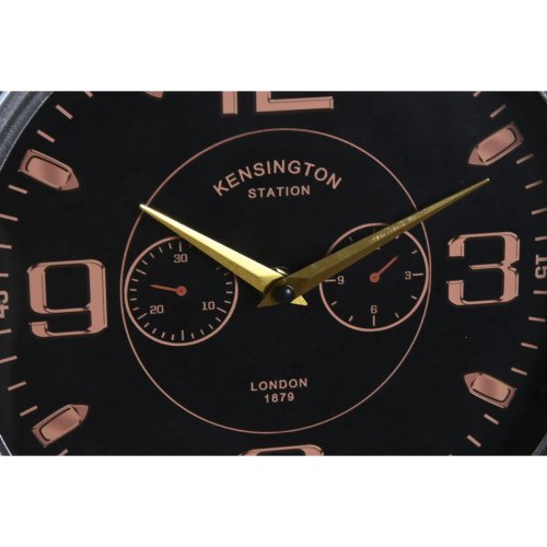 Vggklocka Home ESPRIT Gyllene Silvrig Metall Flygplan Vintage 5