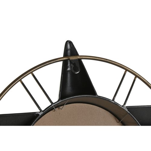 Vggklocka Home ESPRIT Gyllene Silvrig Metall Flygplan Vintage 7