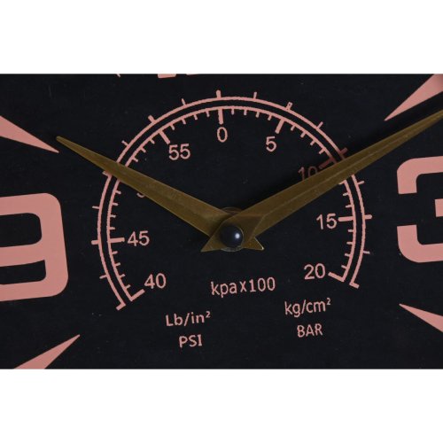 Vggklocka Home ESPRIT Gyllene Silvrig Jrn Vintage 48 x 11 x 44