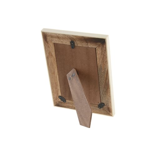 Fotoram Home ESPRIT Vit Naturell Harts Mangotr Urban