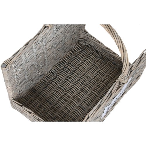 Vedstll Home ESPRIT Naturell vide 47 x 35 x 54 cm