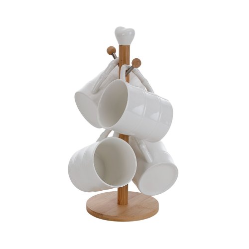 Mugg Home ESPRIT Vit Naturell 350 ml