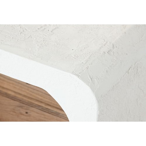 Nattduksbord Home ESPRIT Vit Naturell 50 x 40,5 x 55,5 cm