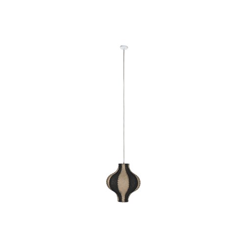 Taklampa Home ESPRIT Dvobarvna Jute Snre Jrn 25 W 50 x 50 x 54