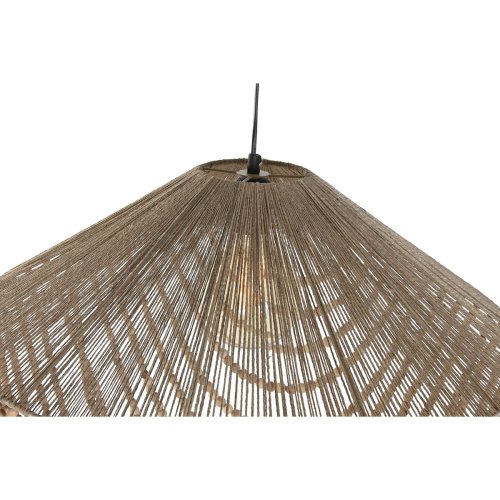 Taklampa Home ESPRIT Ljusbrun Jute Tr 67 x 67 x 100 cm
