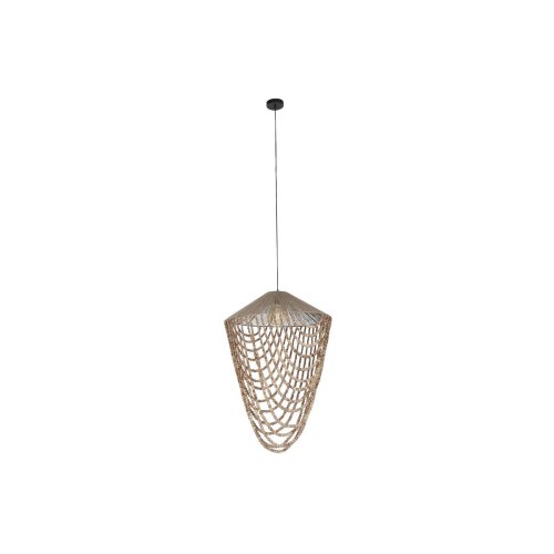 Taklampa Home ESPRIT Ljusbrun Jute Tr 67 x 67 x 100 cm