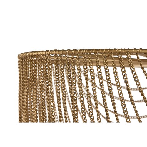 Taklampa Home ESPRIT Gyllene Jrn 46 x 46 x 98 cm