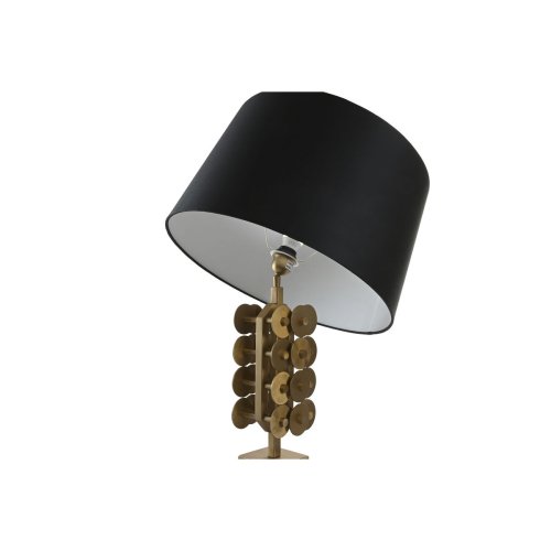 Bordslampa Home ESPRIT Svart Gyllene 50 W 220 V